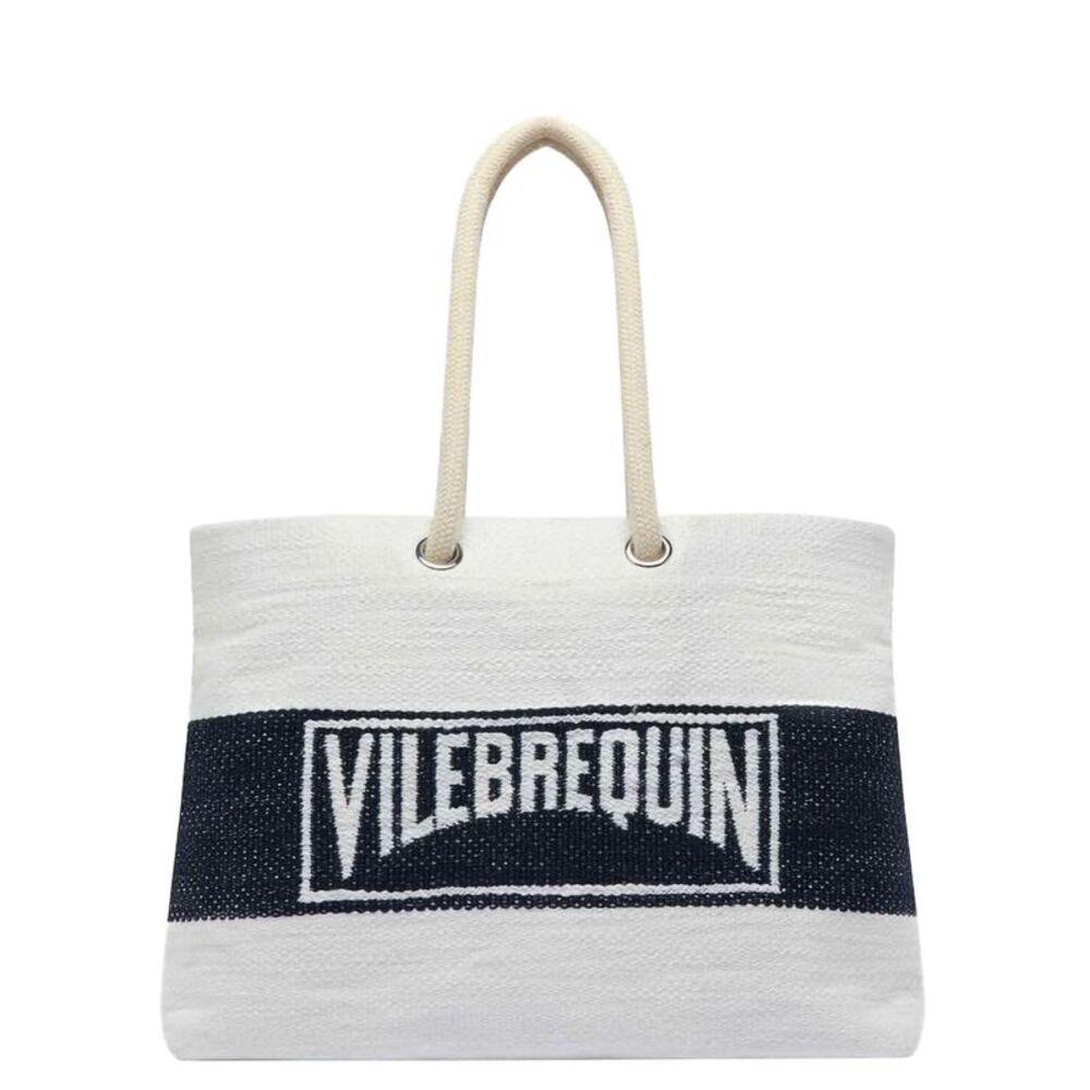 Vilebrequin Unisex Canvas Tote Bag With Rope Handles